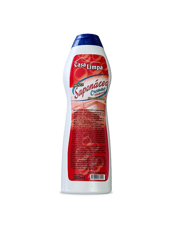 Sapólio Cremoso Casa Limpa 300ml