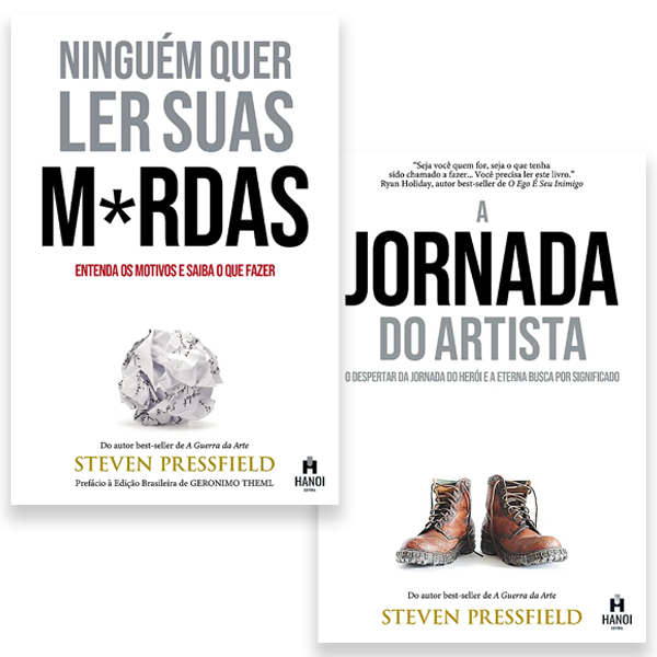 NINGUÉM QUER LER AS SUAS M*RDAS + A JORNADA DO ARTISTA - Steven Pressfield