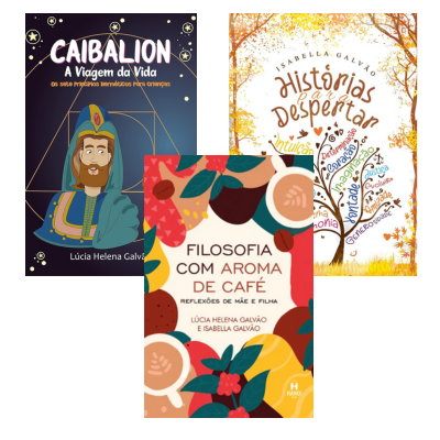 COMBO: 3 LIVROS - Lúcia Helena Galvão e Isabella Galvão
