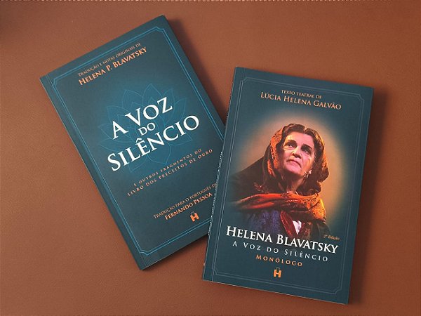 COMBO "A VOZ DO SILÊNCIO" - Livro original de Helena Blavatsky + livro com comentários e peça teatral sobre Lucia Helena Galvão