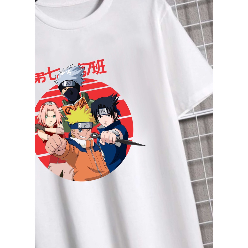 Camiseta Desenhos Naruto Camisa Play Vídeo Games Unissex Poliéster
