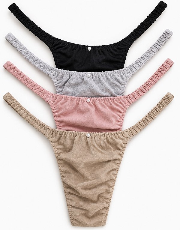 Calcinhas Lolitas Fitness - Kit Relax com 4 unidades - Ed Limitada