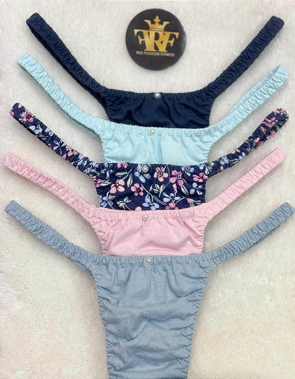 Calcinhas Lolitas Fitness - Garden - Kits com 5 ou 10 unidades