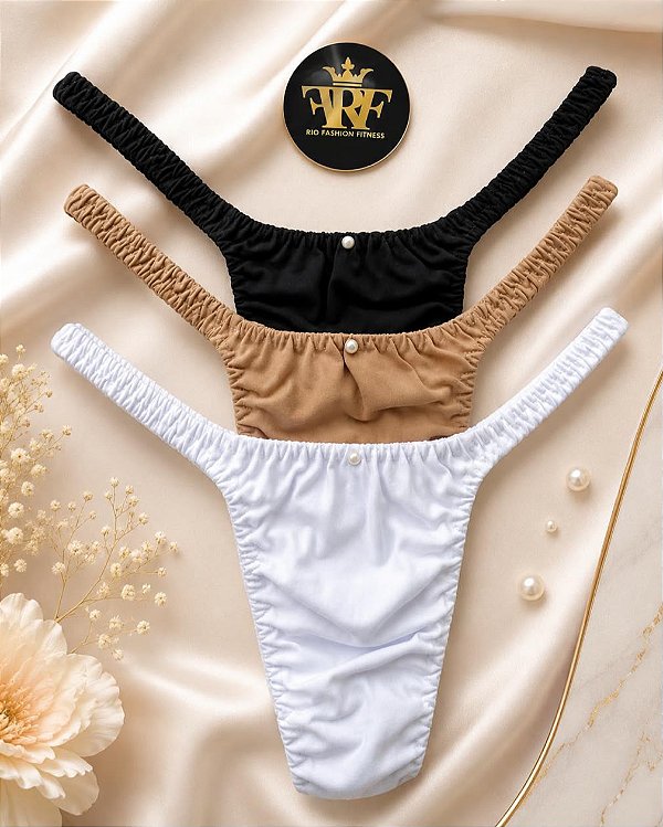 Calcinhas Lolitas Fitness - Trio Chic com 3 unidades