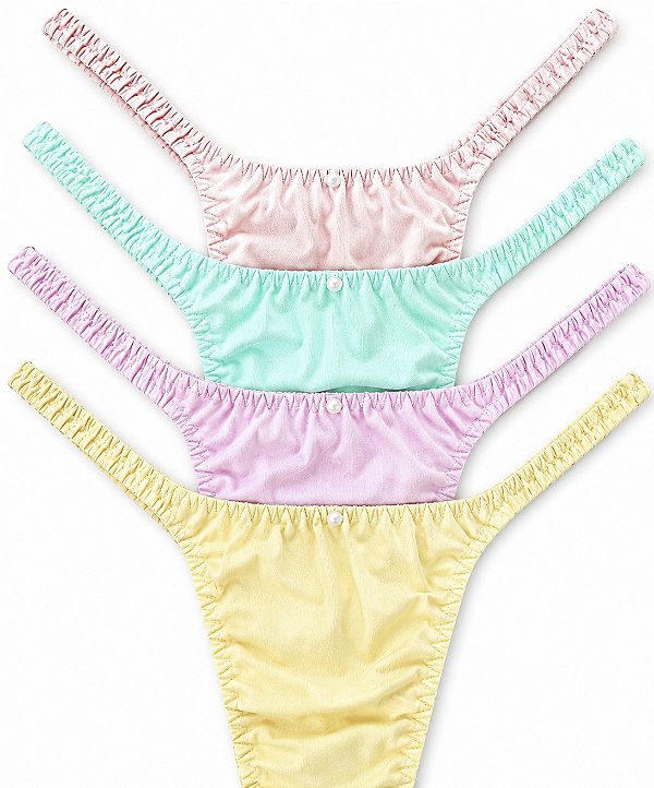 Calcinhas Lolitas Fitness - Kit Sereia com 4 unidades - Ed Limitada Rio Fashion Fitness