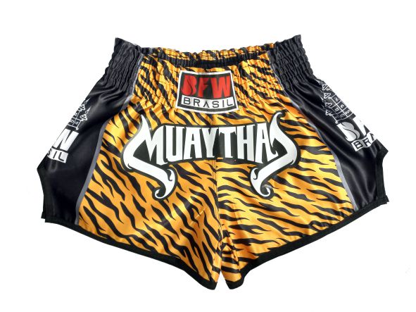 SHORT MUAY THAI BFW ANIMAL PRINT TIGRE