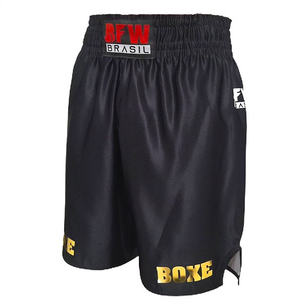 Calção Bermuda Boxe Profissional Black - OUTLET 50% DE DESCONTO