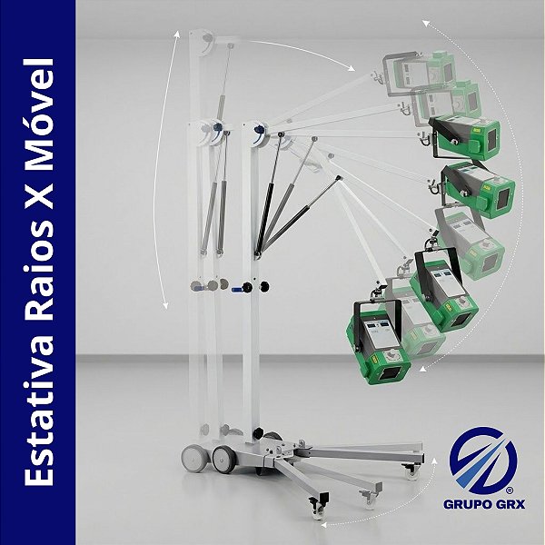 Estativa Móvel para Equipamento de Raios X Portáteis