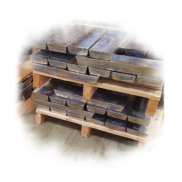 Lingote de Chumbo para Baterias