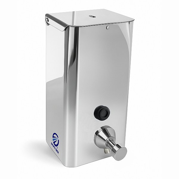 Dispenser Saboneteira Inox 304 GRX 1L c/ Visor Válvula Cromada