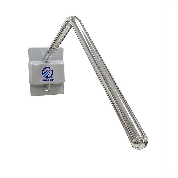 Porta Avental Plumbífero de Parede c/ 1 Cabide Inox