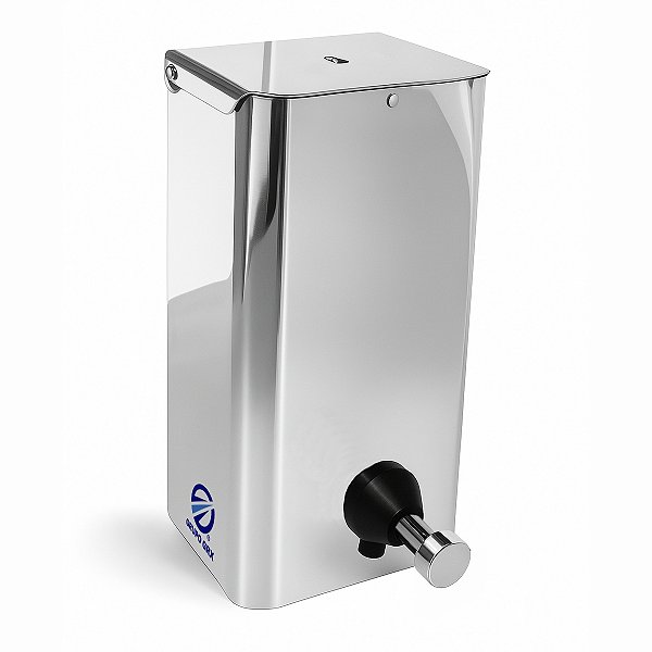 Dispenser Saboneteira Inox 304 GRX 1 Litro Válvula Preta