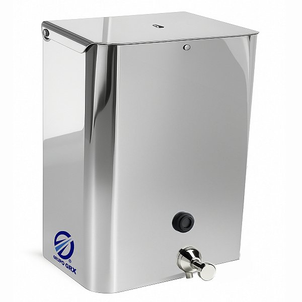 Dispenser Saboneteira com Visor Sabão Líquido Inox 5L GRX