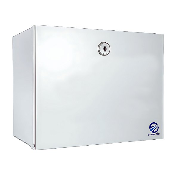 Dispenser Papel Toalha Rolo 200m Inox Antivandalismo GRX