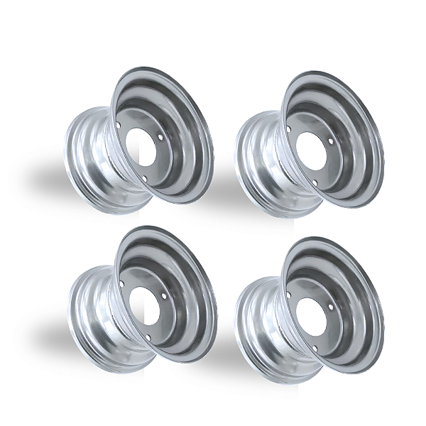 Kit 4x Rodas 145/70-6 - Aro 06