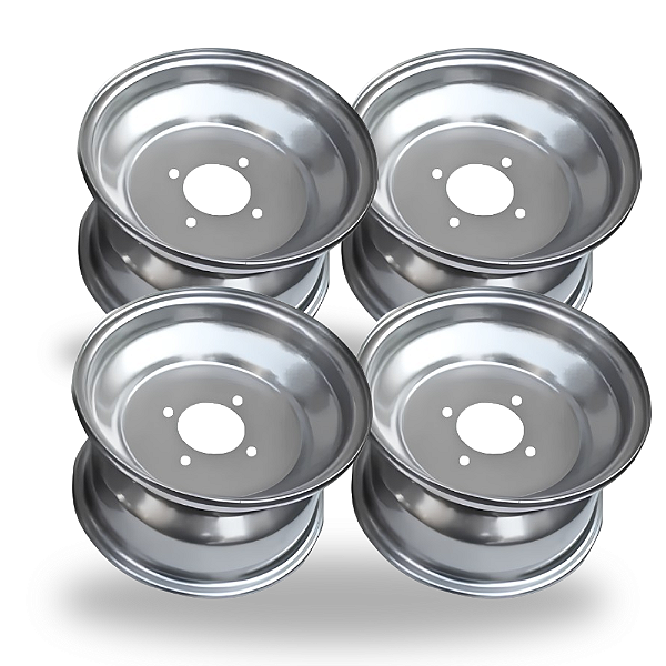 Kit 4x Rodas 21x7-10 Aro 10 P/ Quadriciclo E Buggy