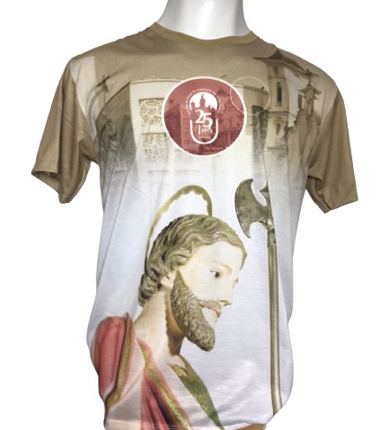 Estampa Exclusiva: Camiseta do Jubileu de Prata São Judas