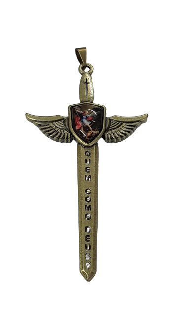 Pingente Espada de São Miguel Arcanjo