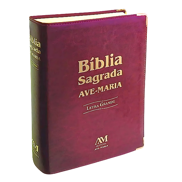 Bíblia Sagrada Ave Maria com Letras Grandes.