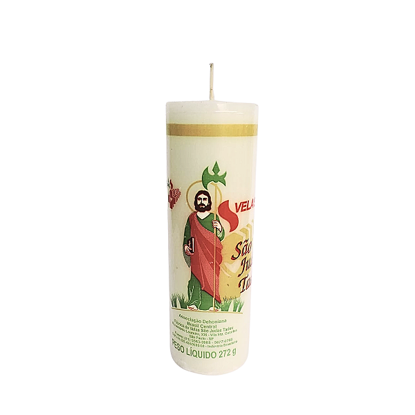 Vela Votiva Hidrogenada - São Judas Tadeu - 14x5