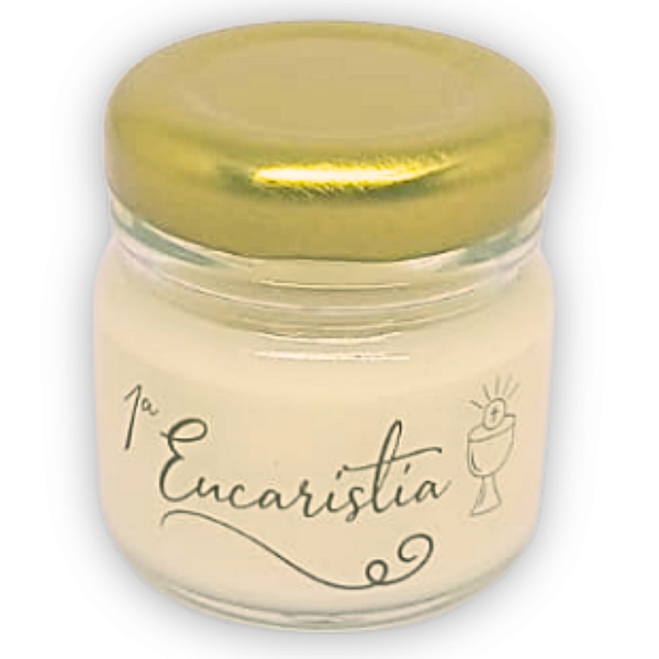 Velas Aromatizadas - Pote I Tema: 1ª Eucaristia