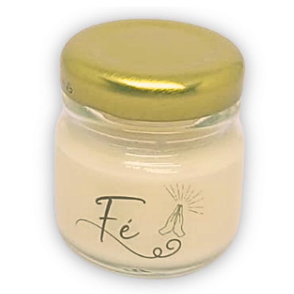 Vela Aromatizada Pote I Tema: Fé