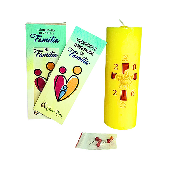Vela Círio para rezar em família 15x5 und.