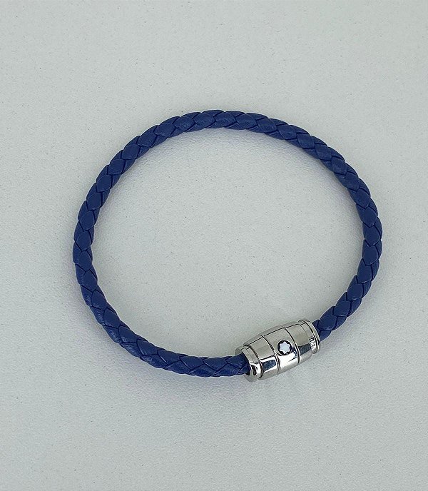 MONT BLANC BRACELETE EM COURO