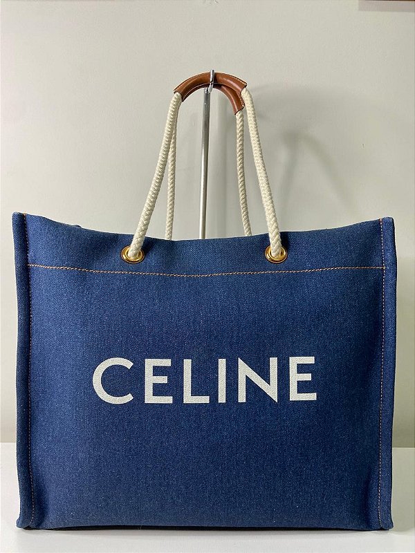 CELINE CABAS TOTE DENIM