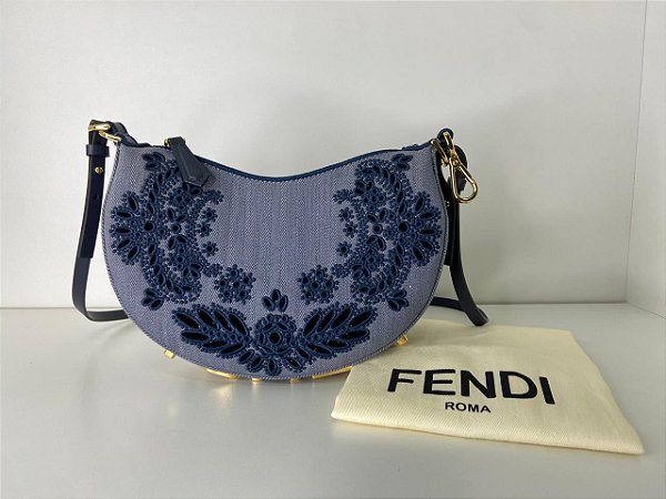FENDI FENDI JEANS BORADADA