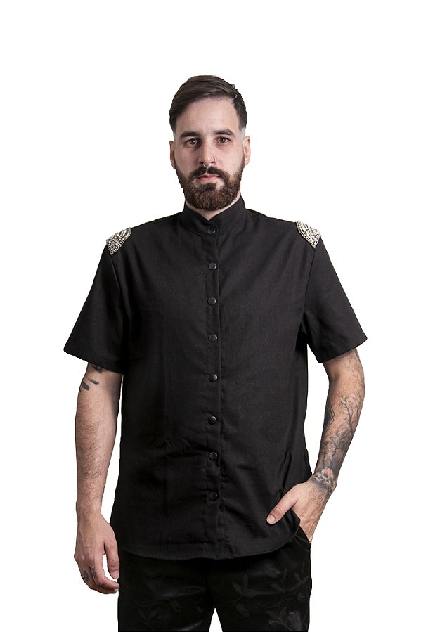 Camisa Adorno Black