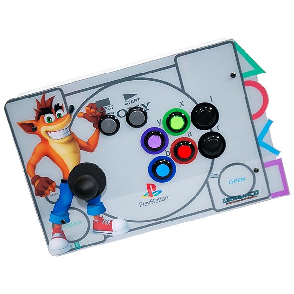 Controle Arcade (PS3/PC/Raspberry Pi3/Game Box) - Especial Edition Playstation One