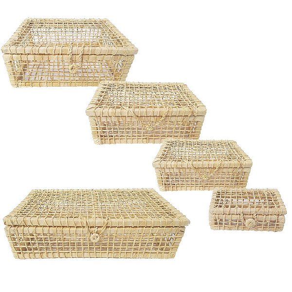 Maleta de palha de milho