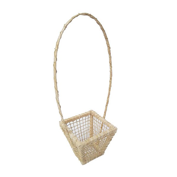 Crisântemo com alça palha