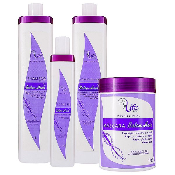 Kit Botox Hair Hidratação Tratamento Wgw Para Cabelos Danificados