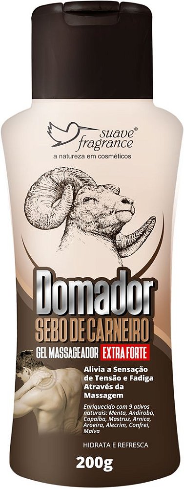Gel Domador Sebo De Carneiro Extra-forte Suave Fragrance - 200g