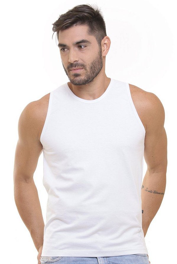 Camiseta Regata Oitavo Ato Branco