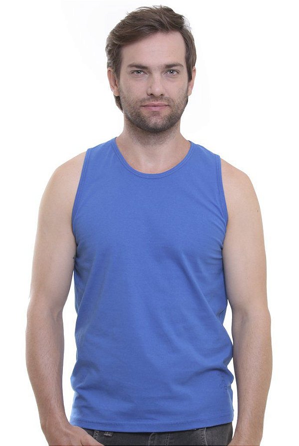 Camiseta Regata Oitavo Ato Azul Violáceo