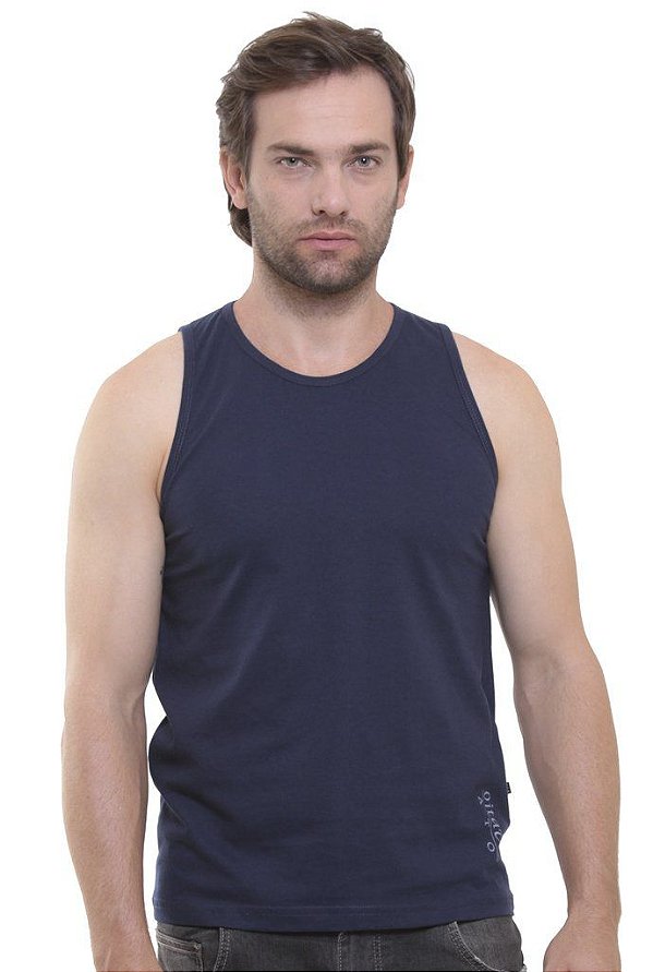 Camiseta Regata Oitavo Ato Azul Marinho