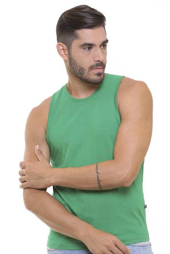 Camiseta Regata Oitavo Ato Verde Mentol