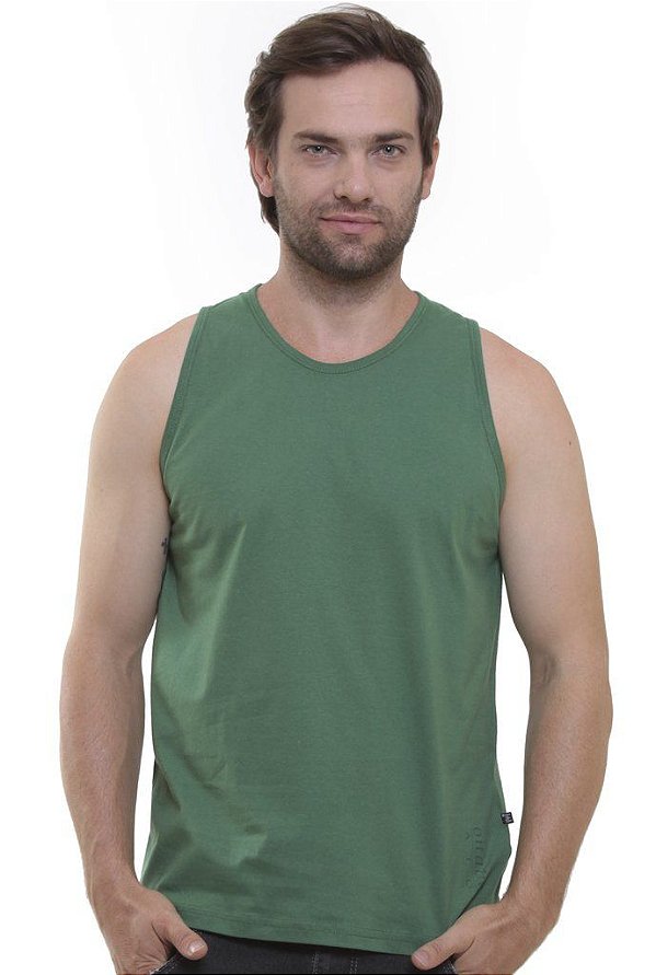 Camiseta Regata Oitavo Ato Verde Militar
