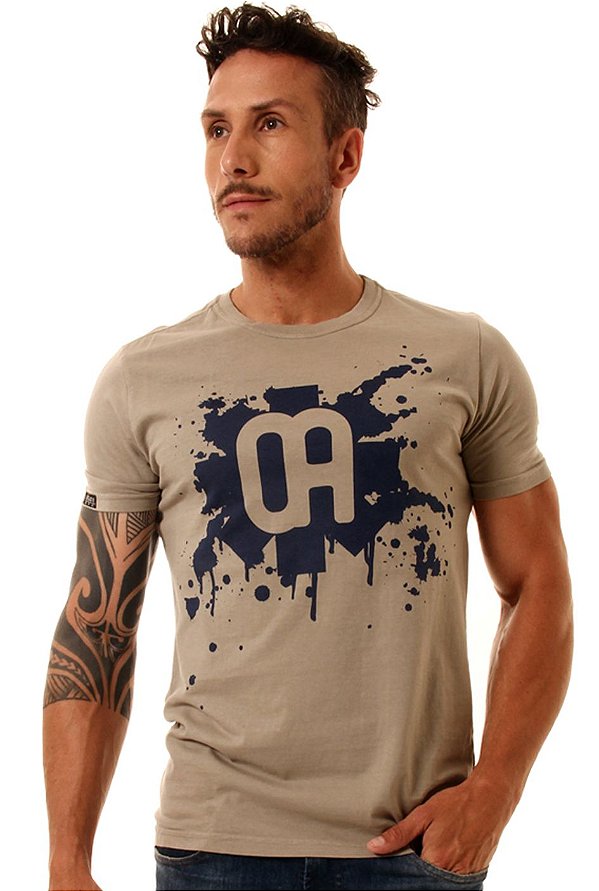 Camiseta Oitavo Ato OA Riscado Cinza