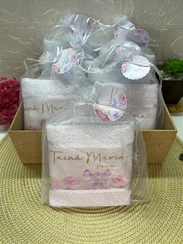 Toalhinha de Lavabo Personalizada Dia da Mulher