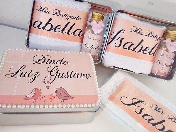 Lembrancinha de Batizado ou 1° Comunhão Personalizado