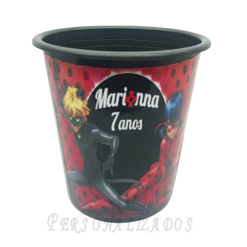 Balde de Pipoca Personalizado de 1 L ou 1,5 L  vinil