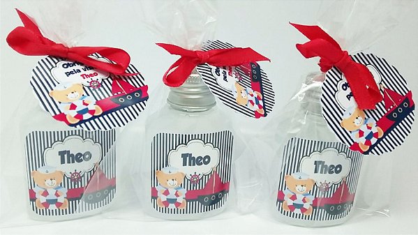 Lembrancinha Personalizada ( Frasco Pet 35ml )