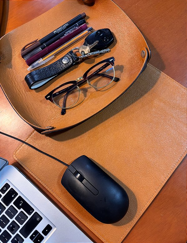 Kit Escritório Básico (Bandeja e MousePad)