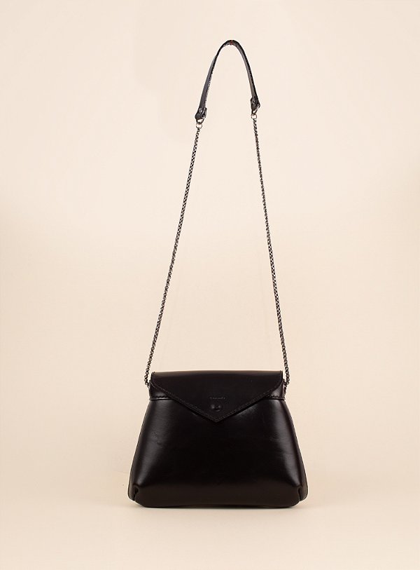 Bolsa Júlia Preta Metais Grafite