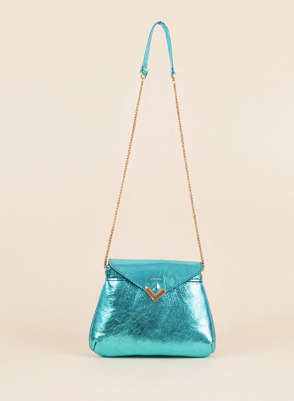 Bolsa Júlia Metalizado Azul