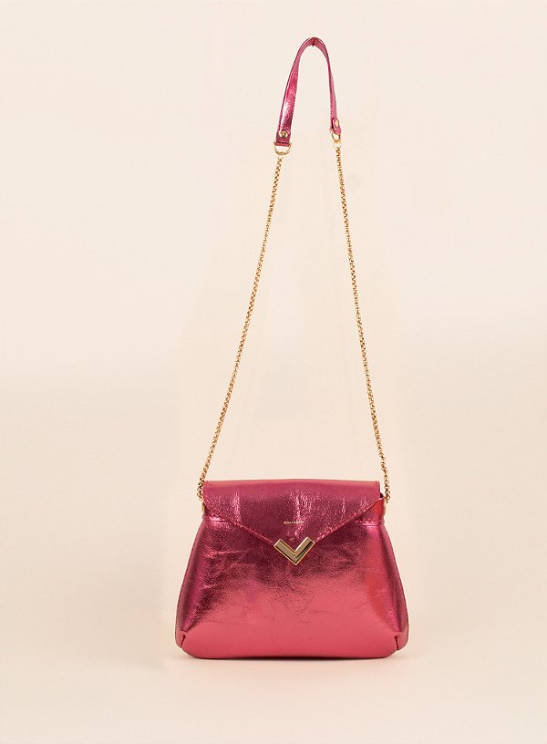 Bolsa Júlia Metalizado Pink